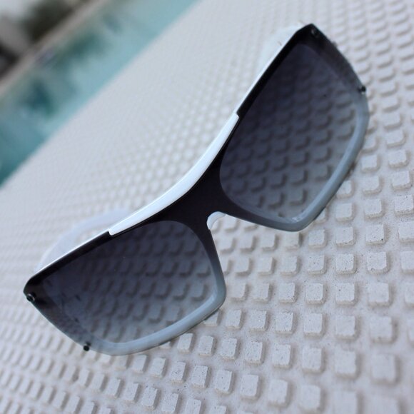 Montana West Sunglasses in White w/Silver Duo Guns Concho Accents main image 15
